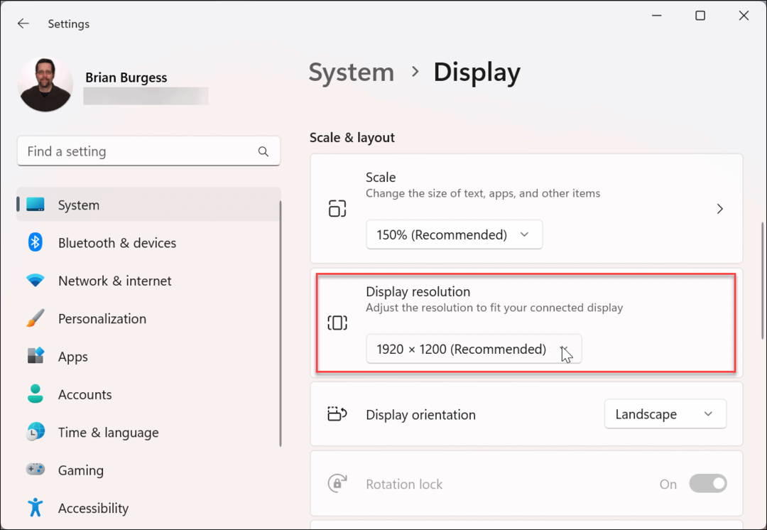 Come modificare la risoluzione dello schermo su Windows 11