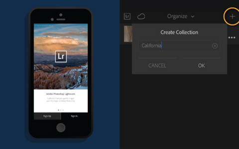 app per dispositivi mobili Adobe Lightroom