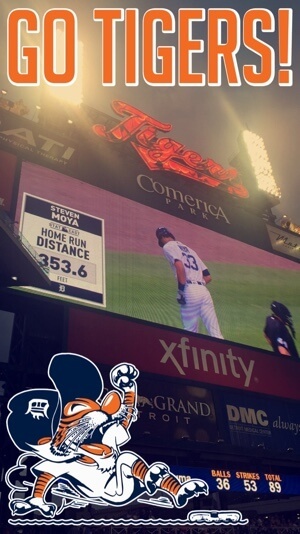 filtro eventi snapchat di detroit tigers