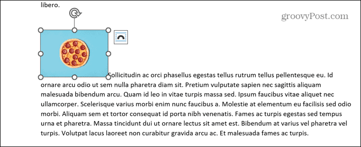 parola nessun simbolo di ancoraggio