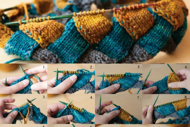 Più semplice stile di lavoro a maglia: pratica lavorazione a maglia a losanghe incrociate