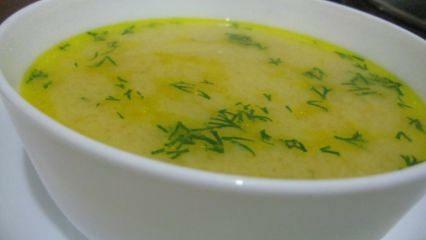 Come preparare la zuppa di brodo più semplice? Zuppa curativa dal brodo