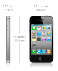 Dettagli sulle dimensioni di iPhone 4
