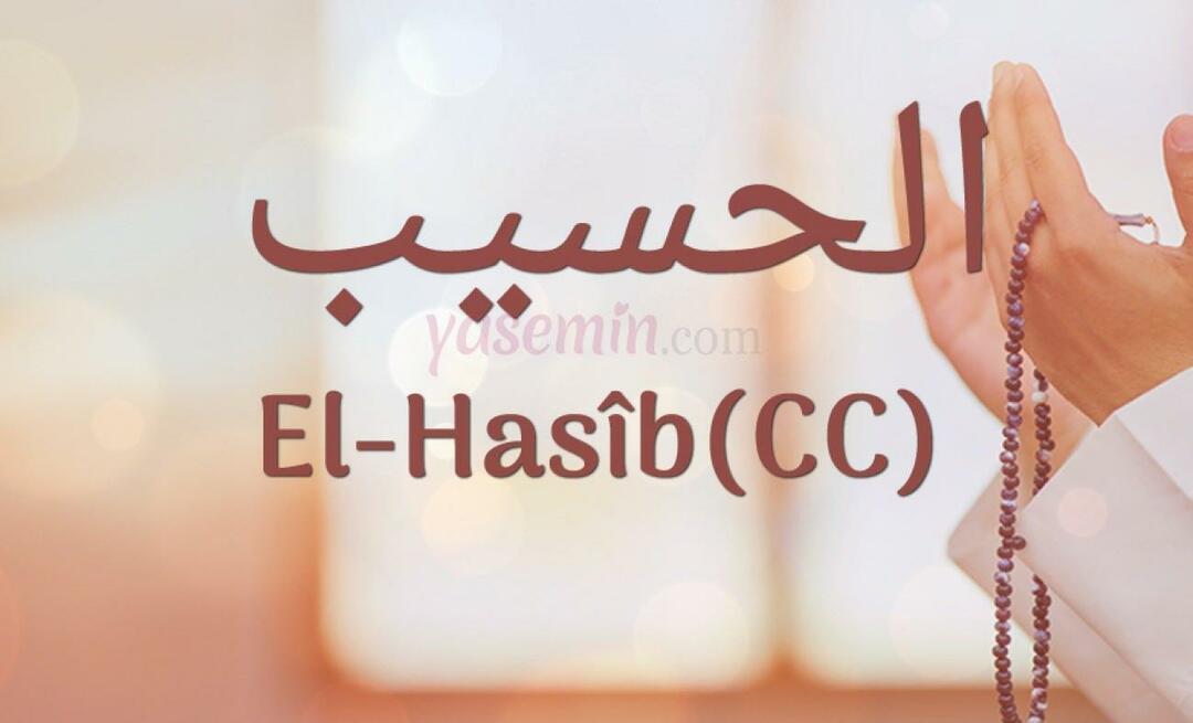 Cosa significa al-Hasib (c.c)? Quali sono le virtù del nome Al-Hasib? Esmaul Husna Al-Hasib...