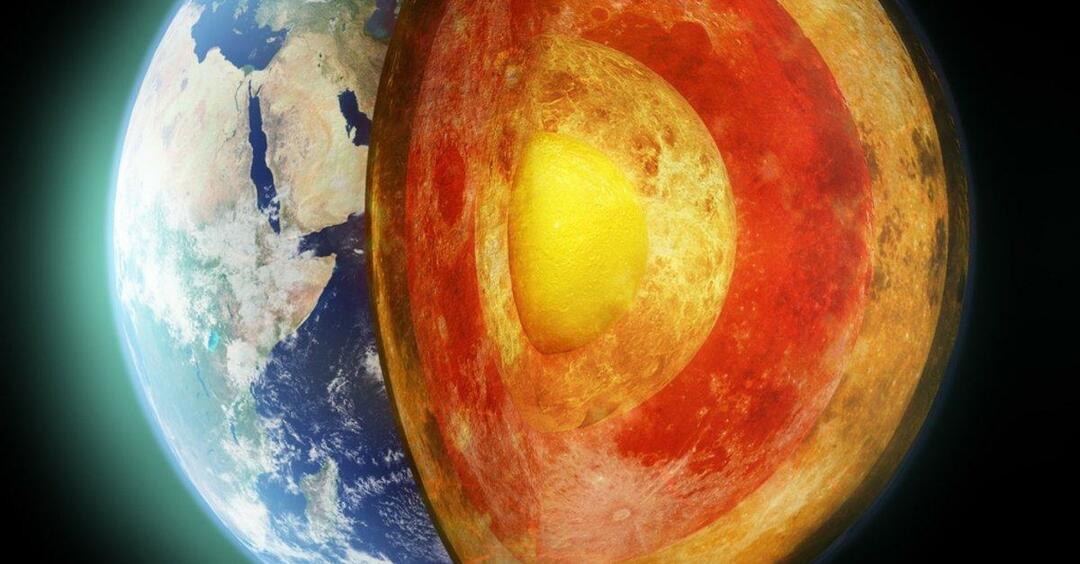 Il nucleo interno della Terra
