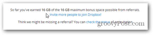 dropbox aumenta il bonus di riferimento a 16 GB