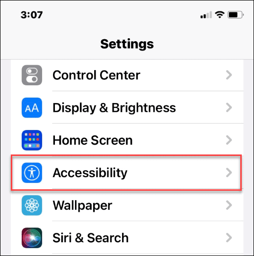 accessibilità iPhone