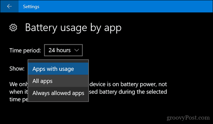 Come consentire alle app di inviare notifiche in modalità Risparmio batteria in Windows 10