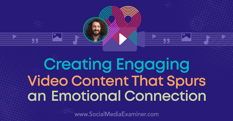 Creazione di contenuti video accattivanti che stimolano una connessione emotiva con approfondimenti di Ezra Firestone sul podcast del social media marketing.