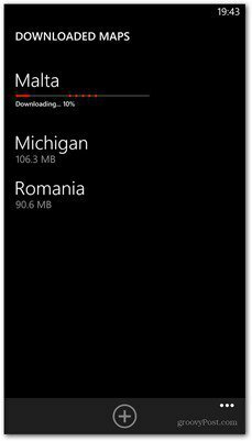 Download della mappa di Windows Phone 8