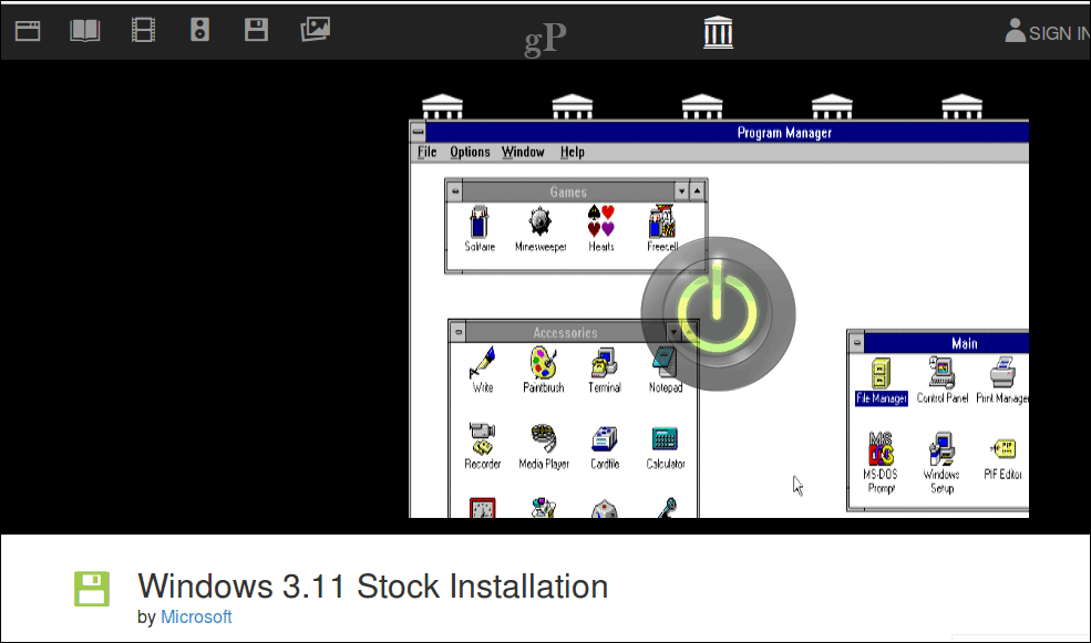 Internet Archive ti consente di provare le versioni precedenti di Windows e Mac in un browser Web