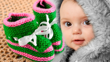 Stivaletti lavorati a maglia alla moda e facili! Come vengono lavorate a maglia le scarpe per bambini? Modelli 2021 di stivaletti ai ferri