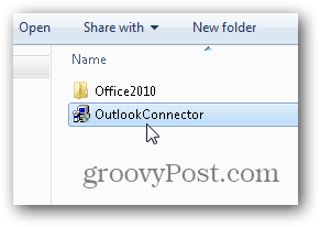 Outlook.com Outlook Hotmail Connector - Avvia il programma di installazione outlookconnector.exe