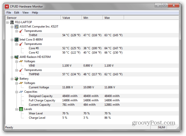 quaderno hwmonitor