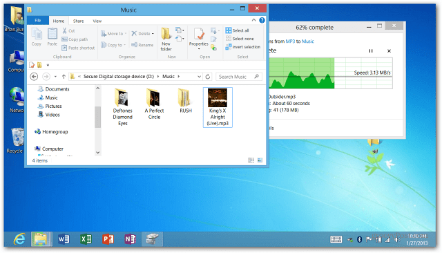 File multimediali su microSD