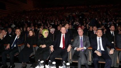 Il presidente Erdoğan e la First Lady Fazıl Say hanno partecipato al concerto