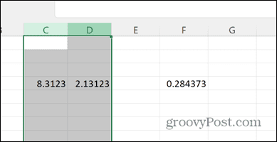 Excel colonne espanse