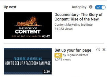  Il tuo annuncio YouTube come video sponsorizzato.