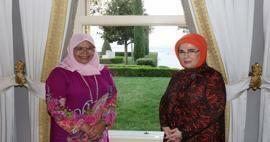 La First Lady Erdoğan ha incontrato il direttore esecutivo di UN Habitat Maimunah Mohd Sharif! 
