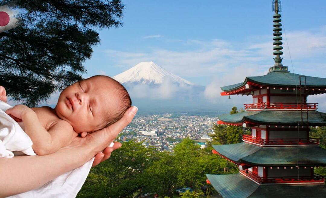 Un primo in Giappone! Calo record del numero di neonati