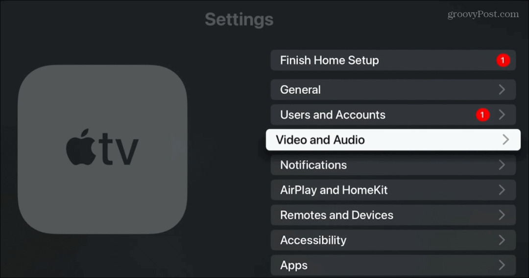 Come modificare la risoluzione dello schermo di Apple TV