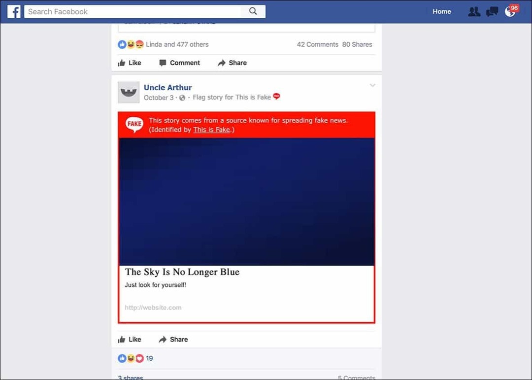 Cinque modi per individuare e bloccare le notizie false su Facebook