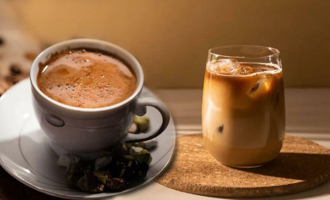Come fare il caffè freddo con il caffè turco? Fare il caffè freddo dal caffè turco