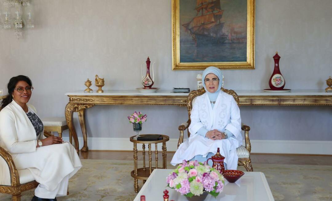 La First Lady Erdoğan ha incontrato la figlia di Malcolm X, İlyasa Şahbaz