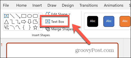 powerpoint inserire casella di testo