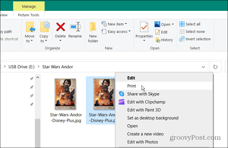 Converti un PNG in PDF su Windows