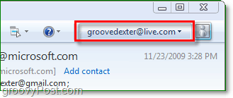 accedi a windows live tramite windows live mail