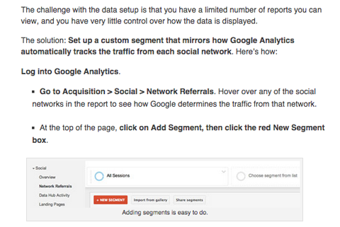 articolo di Google Analytics sull'esaminatore dei social media nichole kelly