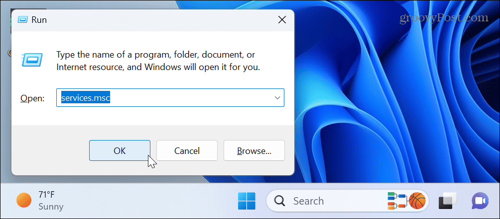 Correggi l'errore di Windows Update 0x8007001d