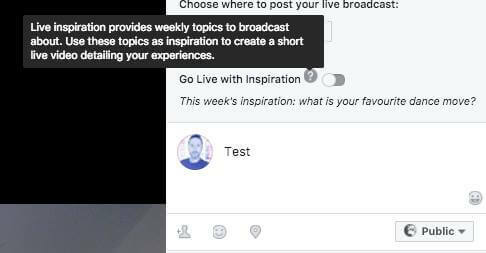 Sembra che Facebook stia testando una nuova funzione di video in diretta che offre alle emittenti suggerimenti settimanali su argomenti da trasmettere.