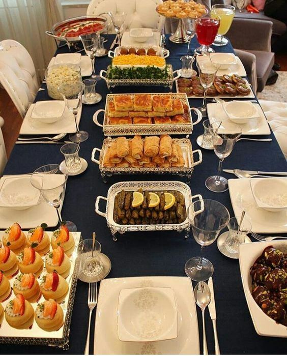 Suggerimenti per la decorazione della tavola Iftar