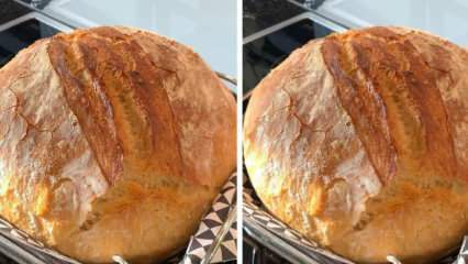 Come si fa il pane croccante del villaggio? La ricetta del pane del villaggio più sana