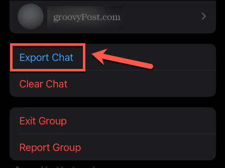 chat di esportazione whatsapp