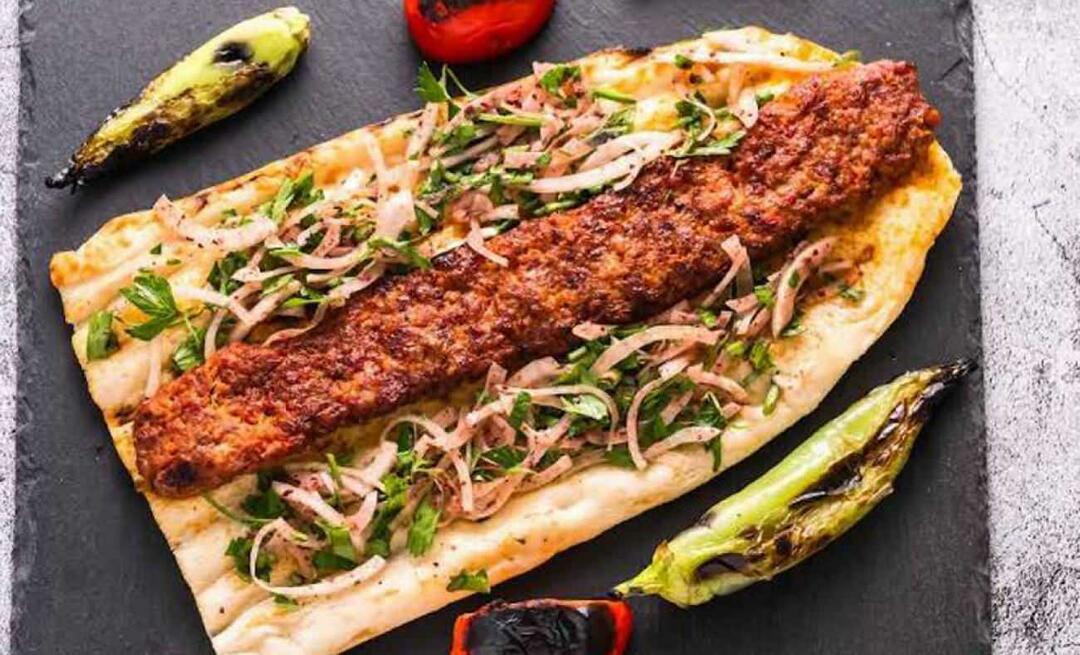 Harbiye Kebab che avrà il sapore di quello che mangi al ristorante! Come si fa l'Harbiye Kebab?