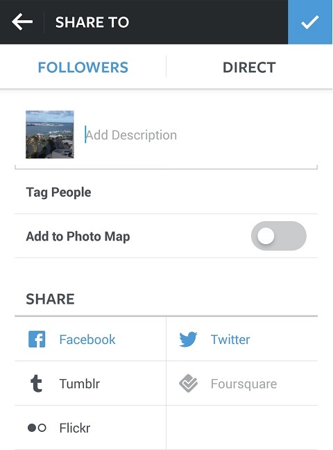 collegare i profili social a instagram