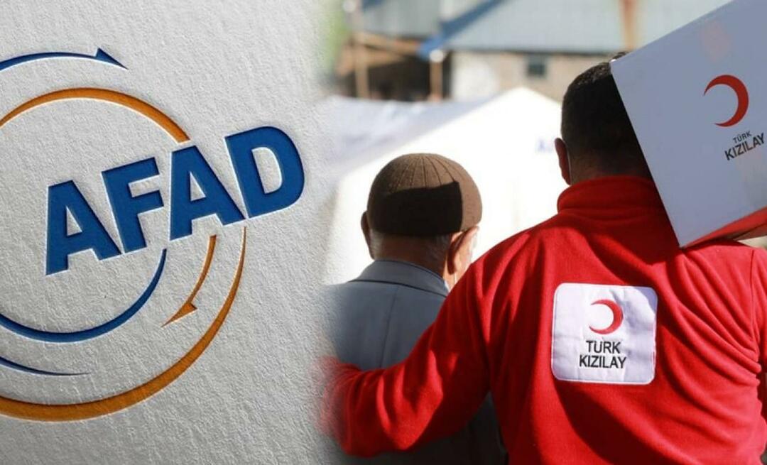 Come si può effettuare la donazione AFAD terremoto? Canali di donazione AFAD e lista delle necessità della Mezzaluna Rossa...