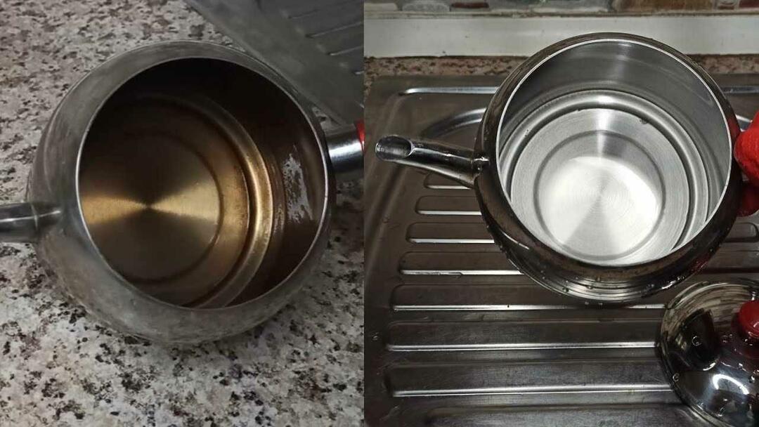 Come pulire una teiera in acciaio?