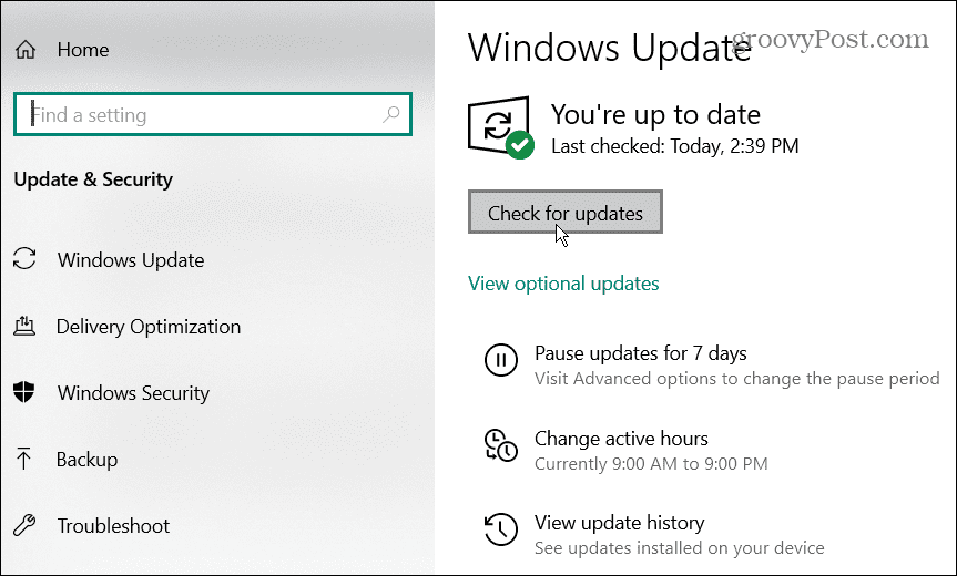 Windows Aggiorna Windows 10