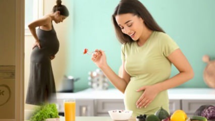 Alimenti che fanno ingrassare il bambino durante la gravidanza! Perché il nascituro non aumenta di peso?