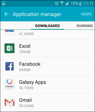 Gestione applicazioni Android