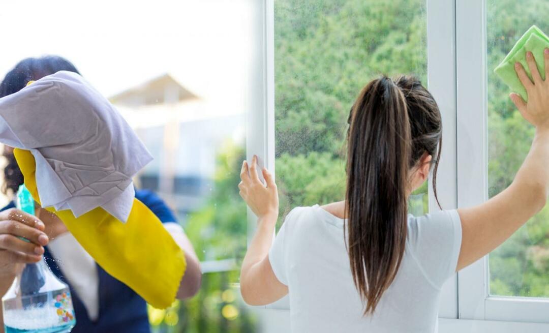 Come vengono pulite le finestre? Una miscela che non lascia macchie durante la pulizia del vetro! Per evitare che le finestre trattengano l'acqua piovana