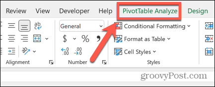 excel pivot analizzare