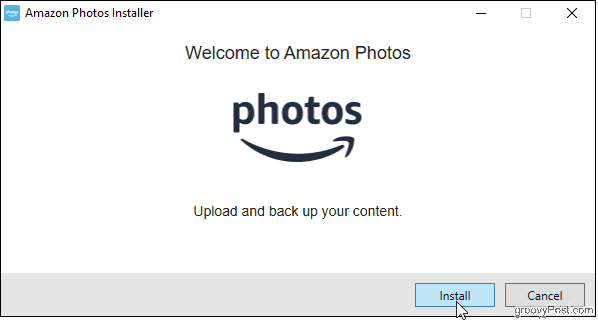 Installa l'app desktop Amazon Foto