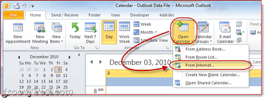 Google Calendar a Outlook 2010`