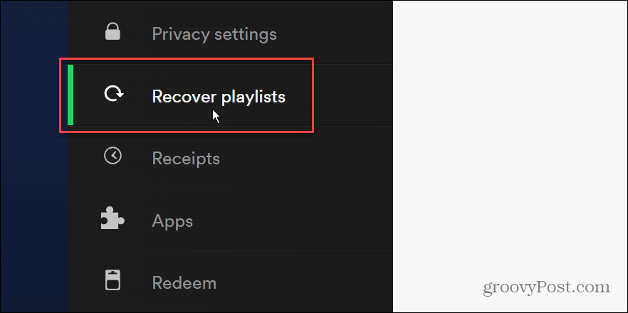 Come recuperare la playlist Spotify cancellata