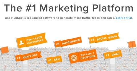 home page di hubspot